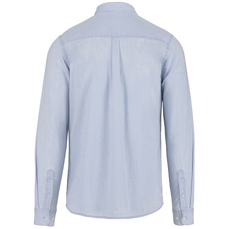  Chemise écoresponsable délavée coton twill homme