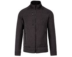 Veste zippée chinée homme