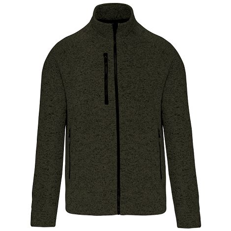  Veste zippée chinée homme