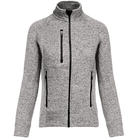  Veste zippée chinée femme