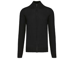 Cardigan zippé homme