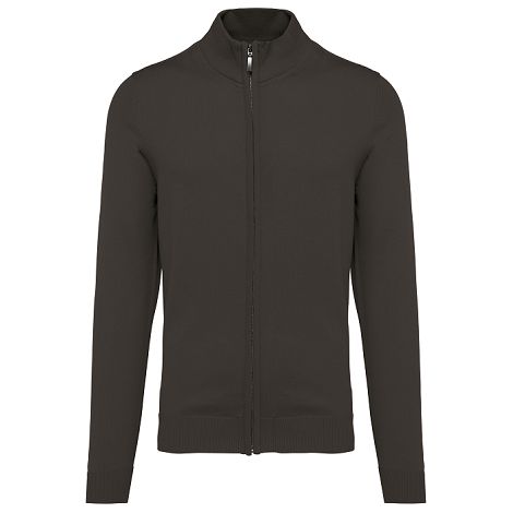  Cardigan zippé homme