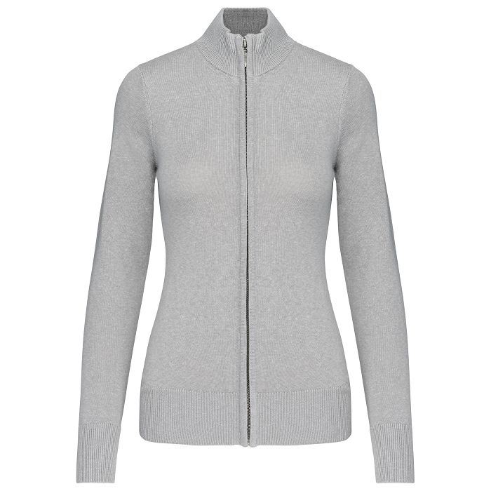  Cardigan zippé femme