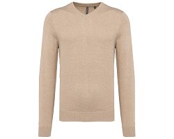 Pull col V homme