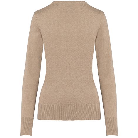  Pull col V femme