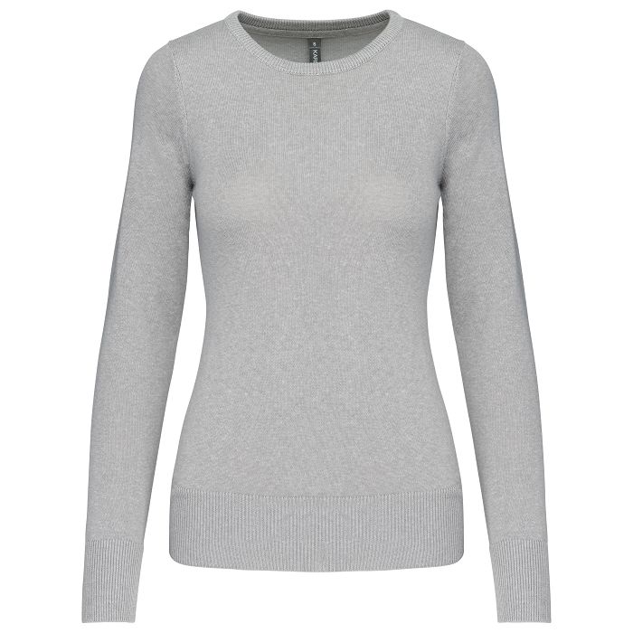  Pull col rond femme