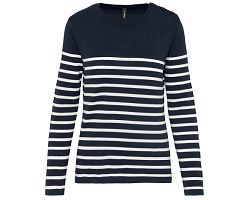 Pull marin femme