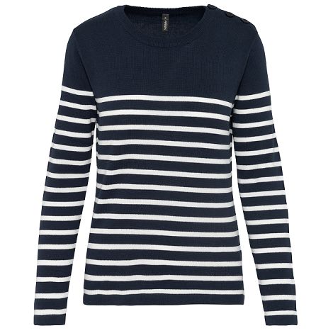  Pull marin femme