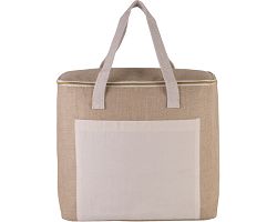 Sac isotherme en jute - grand modèle