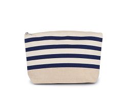 Pochette accessoires imprimé marin