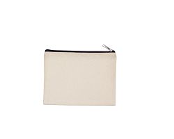 Pochette en coton canvas - modèle moyen
