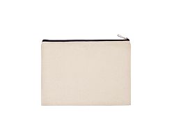 Pochette en coton canvas - grand modèle