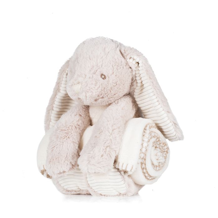  Peluche Lapin & couverture