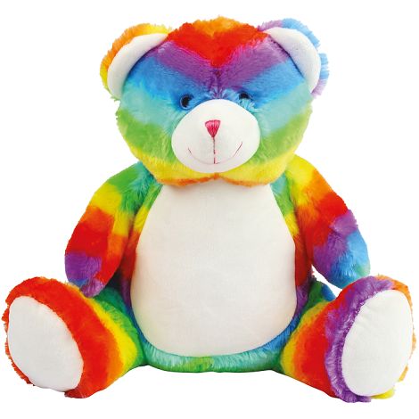  Peluche zippée Ours multicolore