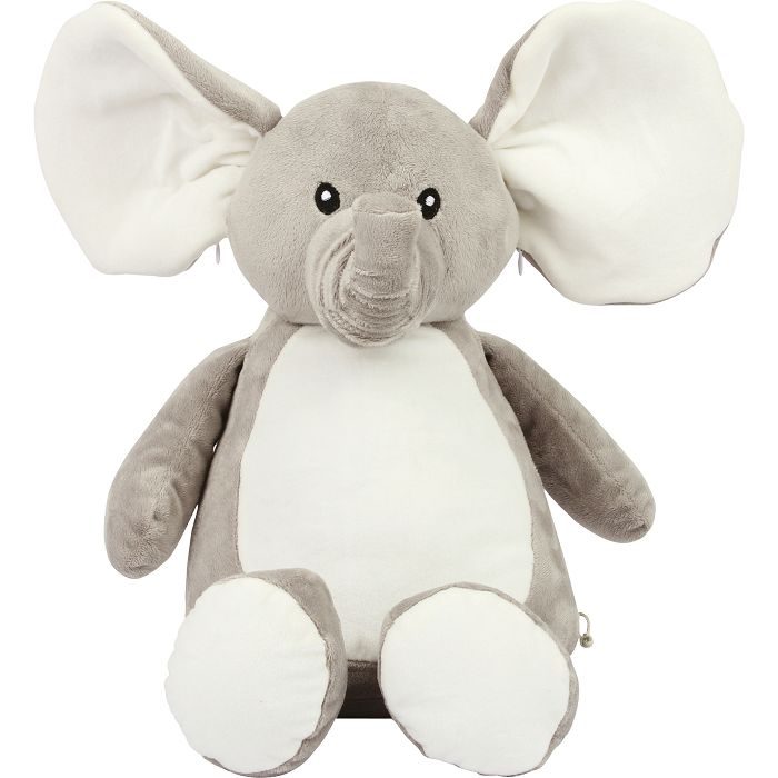  Peluche zippée Éléphant