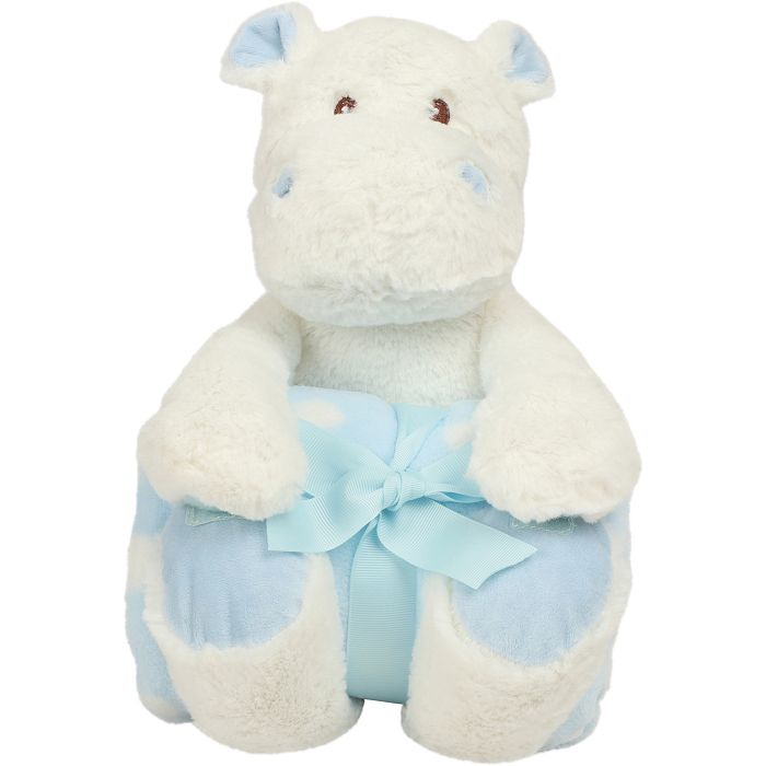  Peluche hippopotame avec couverture