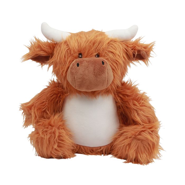  Peluche zippée vache