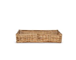 Panier rectangulaire en rotin