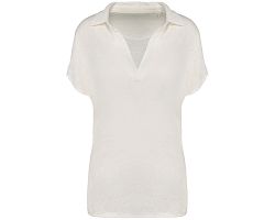 Polo en lin femme
