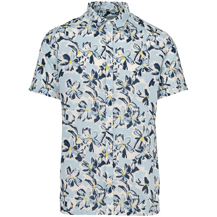  Chemise imprimé côtier homme