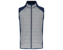 Veste sport bi-matière sans manches unisexe