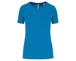 T-shirt de sport à col rond recyclé femme