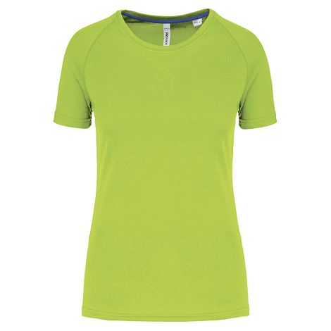  T-shirt de sport à col rond recyclé femme