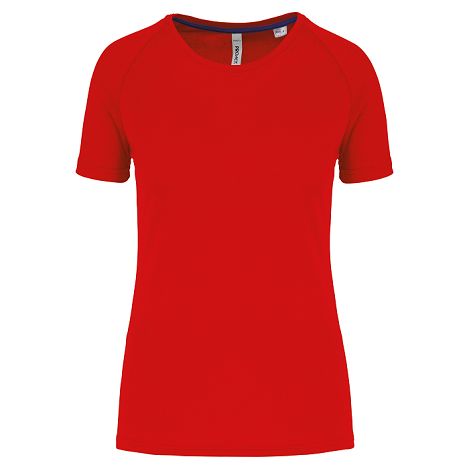  T-shirt de sport à col rond recyclé femme