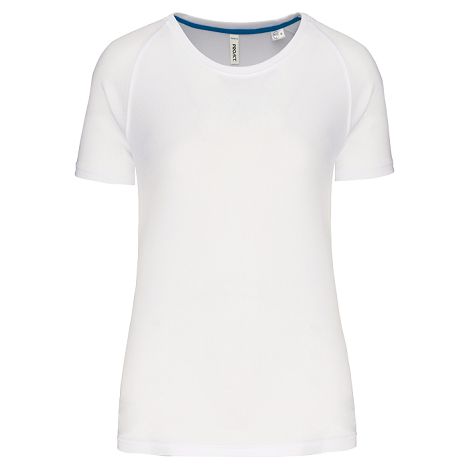  T-shirt de sport à col rond recyclé femme