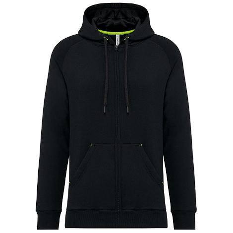  Veste zippée à capuche unisexe