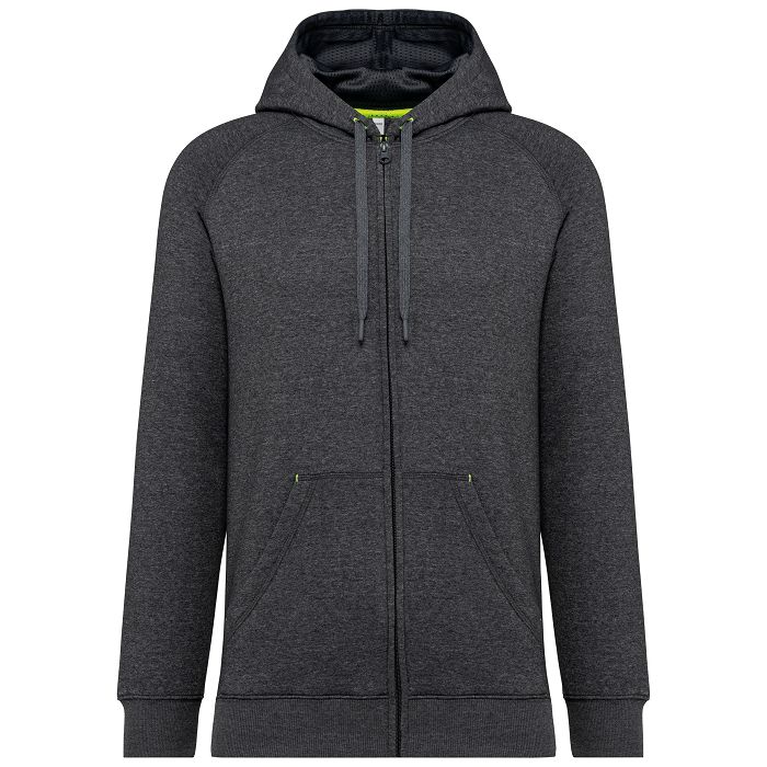  Veste zippée à capuche unisexe