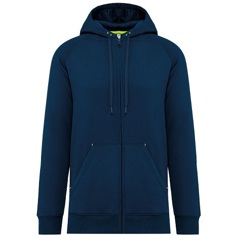  Veste zippée à capuche unisexe