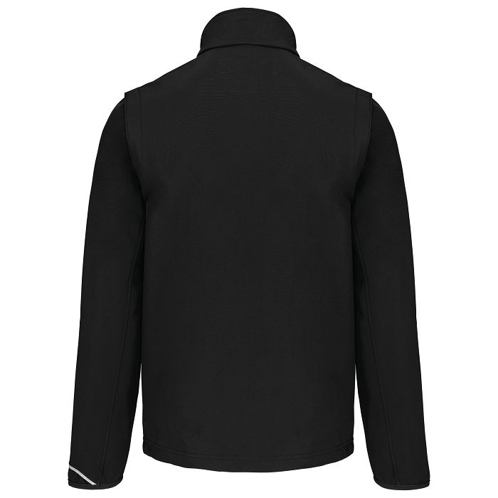  Veste softshell sport manches amovibles unisexe