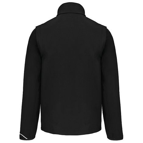  Veste softshell sport manches amovibles unisexe