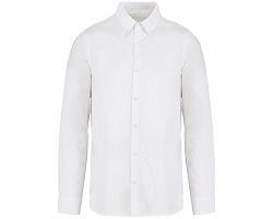 Chemise délavée en coton twill homme