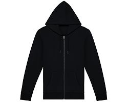 Sweat zippé capuche unisexe