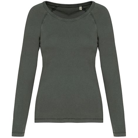  T-shirt raglan manches longues femme