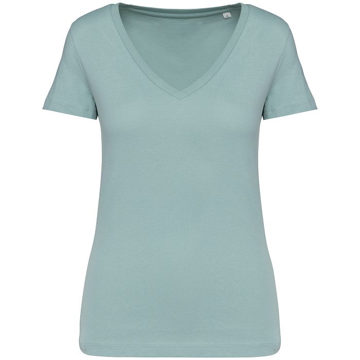  T-shirt col V femme