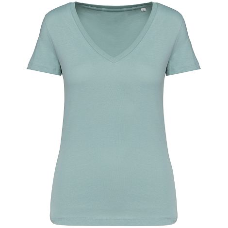  T-shirt col V femme