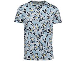 T-shirt imprimé tropical homme