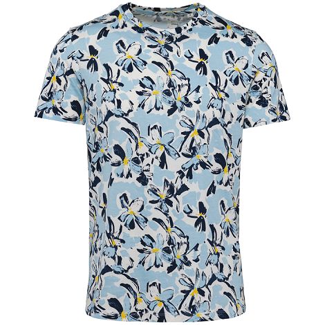  T-shirt imprimé tropical homme