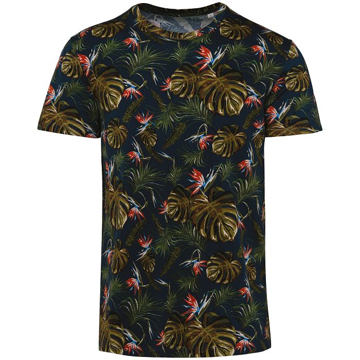  T-shirt imprimé tropical homme