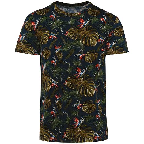  T-shirt imprimé tropical homme