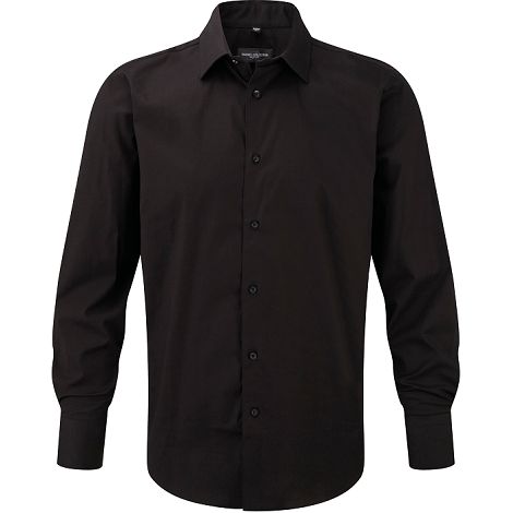  Chemise fittée homme manches longues