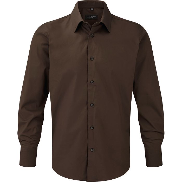  Chemise fittée homme manches longues