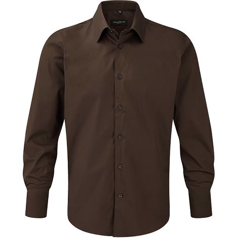  Chemise fittée homme manches longues