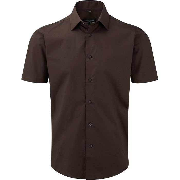  Chemise fittée homme manches courtes