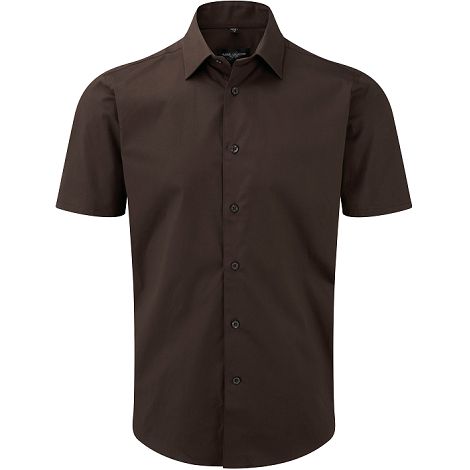  Chemise fittée homme manches courtes