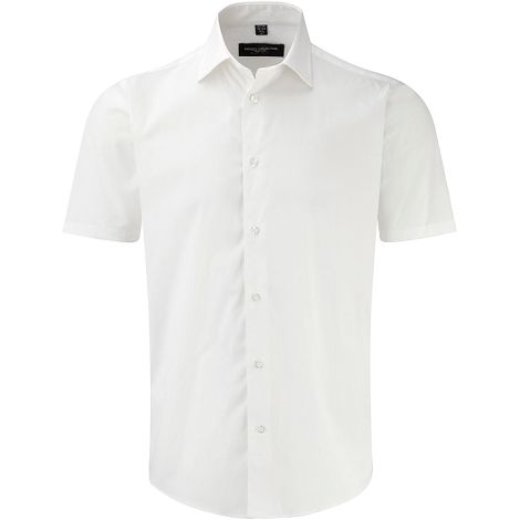  Chemise fittée homme manches courtes