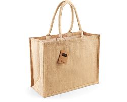 Sac shopping classique en jute